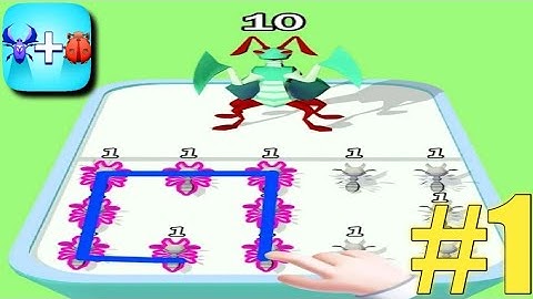 Marge Master: Insect Fusion - Gameplay Part 1 Max Levels 1 - 10 for Android, ISO