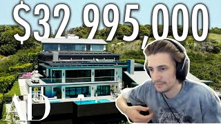 xQc Reacts to Inside A $33M Mansion With A Hidden Underground Disco  | Architectural Digest