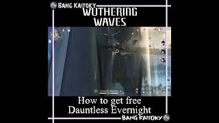 Free 4 Star Weapon Dauntless Evernight: How to get it - Wuthering Waves