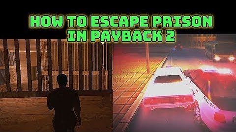 HOW TO ESCAPE FROM PRISON IN PAYBACK 2 (CAUGHT BY THE FUZZ) | CoolRishi10 #payback2