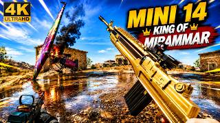 PUBG PC Miramar Gameplay | Playing Like a Noob 😅 But Winning Chicken Dinner! | Mini14 Only | 4K