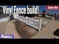 How to build a Vinyl Picket Fence!