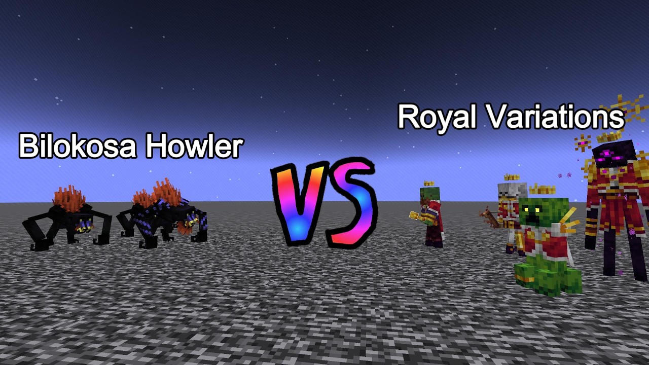 Bilokosa Howler vs Royal Variations | Minecraft Mob Battle - YouTube