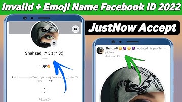 How to make invalid name facebook account 2022|Facebook invalid emoji name Account 2022