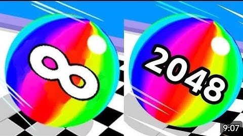 Ball Run 2048 - Gameplay Walkthrough Part 3 Infinity Mode New Best Record 4096AN (iOS, Android) #10