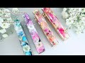 【UVレジン】100均のベースで♡ドライフラワーのヘアクリップの作り方/DIY/How to make a dried flower hair clip