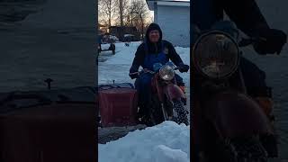 Дизельный мотоцикл МТ Днепр. Diesel Dnepr. Diesel motorcycle