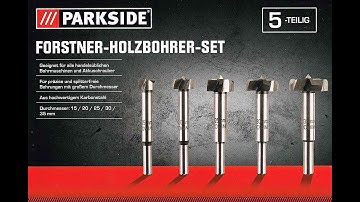 Lidl Parkside forstner bits