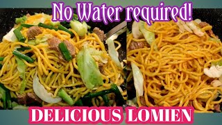 HOW TO COOK DELICIOUS LOMIEN / NO WATER REQUIRED