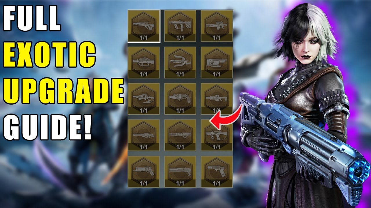 HOW TO GET EXOTIC CATALYSTS IN DESTINY RISING? FULL EXOTIC WEAPON UPGRADE GUIDE!