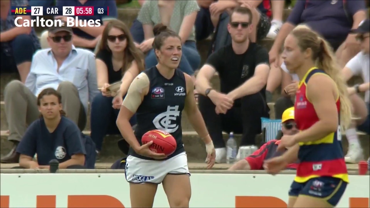 Kerryn Harrington - AFLW Round 4 2020 Highlights - Carlton Blues @ Adelaide Crows