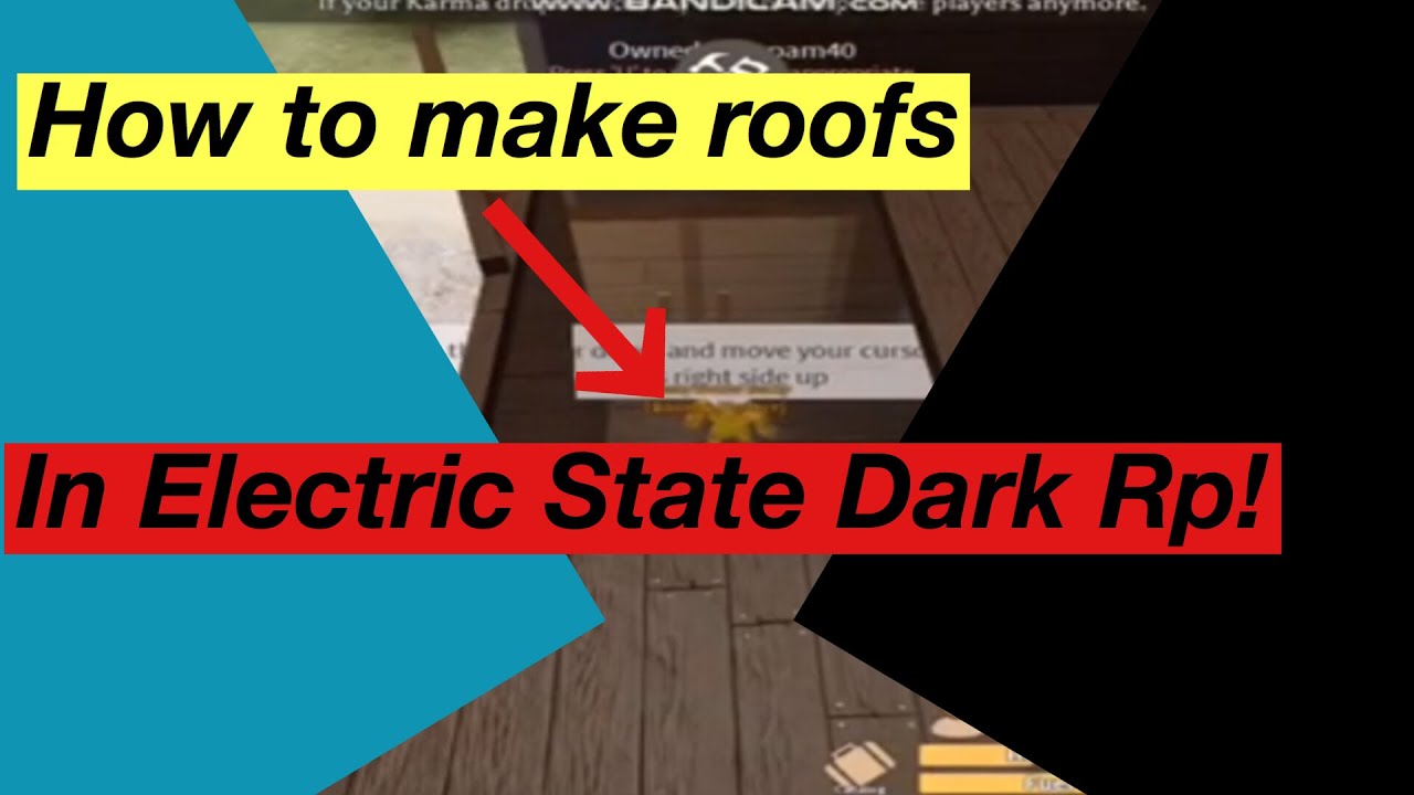 Roblox Electric State Dark Rp How To Build A Roof Outdated Youtube - roblox electric state darkrp tutorial