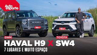 GWM HAVAL H9 X TOYOTA SW4: qual SUV de 7 lugares é melhor? COMPARAMOS