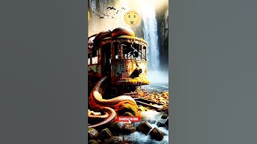 AI Travel Discovery | Python attacking Bus | Amazon Jungle #shorts #nature #art