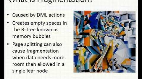 Index Fragmentation in SQL