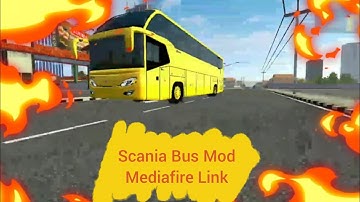 Scania Bus Mod For Bus Simulator Indonesia | Bus Mod Bussid | Mediafire Link