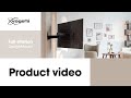 Fullmotion tv wall mount  your large tv mounted with a design statement  signature  vogels