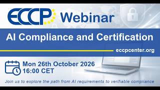 ECCP Webinar: AI Compliance and Certification