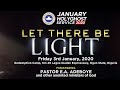 RCCG JANUARY 2020 HOLY GHOST SERVICE - LET THERE BE LIGHT