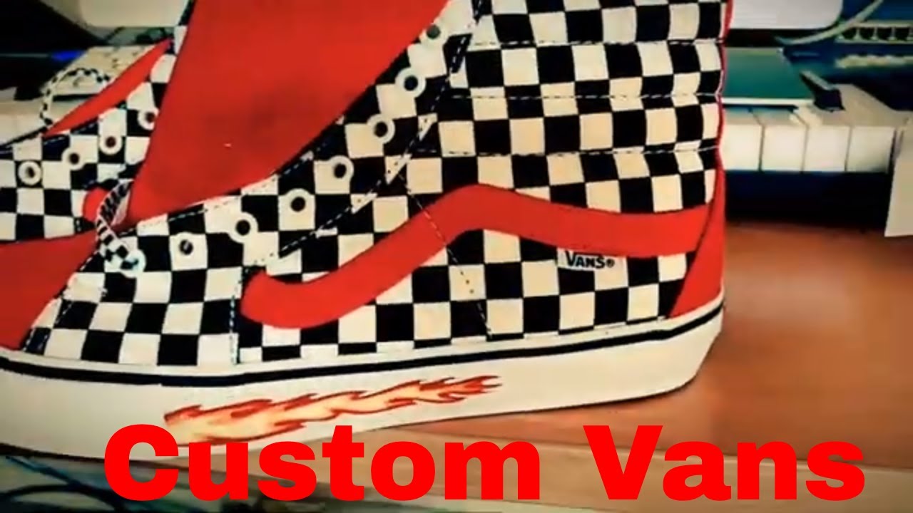 Unboxing Custom Vans Skateboard Pro customised shoes. And first initial impressions. YouTube