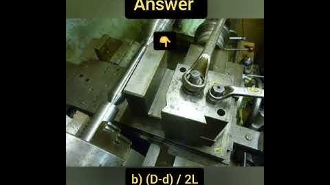  In compound rest method, the amount of taper for ......? answer with explanation.