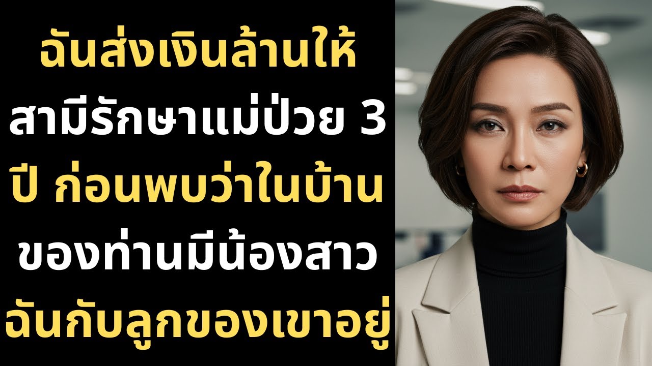 ฉันส่งเงินล้านให้สามีรักษาแม่ป่วย 3 ปี ก่อนพบว่าในบ้านของท่านมีน้องสาวฉันกับลูกของเขาอยู่