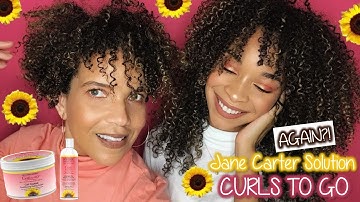 AGAIN?! Jane Carter Solution "Curls To Go" | Wash n