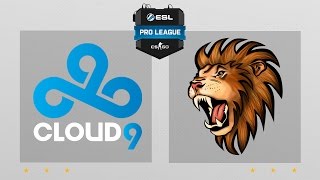 CS:GO - Cloud9 vs. Selfless [Mirage] Map 1 - ESL Pro League Season 4 - NA Matchday 23