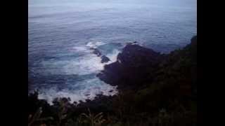 MPEG1744 Meer in der Faja Penedia Norte Pequeno Sao Jorge Açores Azoren