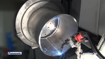 Panasonic Robot System, with powered indexer and external axes.