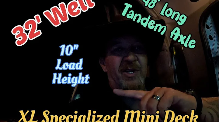 Ep. 112 Closer look at a XL 32' well mini deck trailer