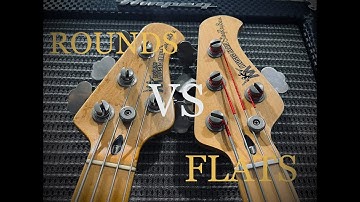 FLATWOUND VS ROUNDWOUND BASS STRINGS  -  Andy