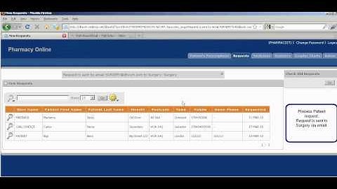 Pharmacy Online demo built in Oracle Application Express from http://dbswh.com