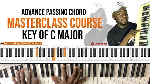 Advanced Passing Chord Masterclass Course in the Key of C major | Piano Tutorial