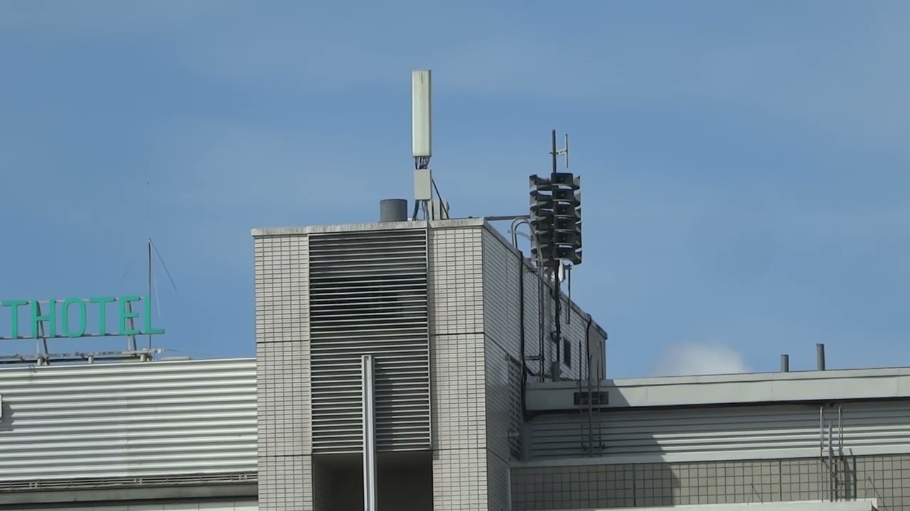 Old Teho-Ulvo siren tested in Lahti, Finland - Väestöhälyttimen kokeilu