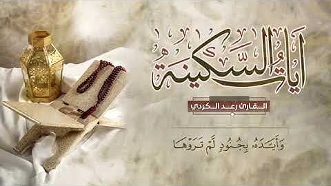 🖤آيات السكينه لدفع القلق والهموم 🌹القارئ رعد الكردي 🥀
