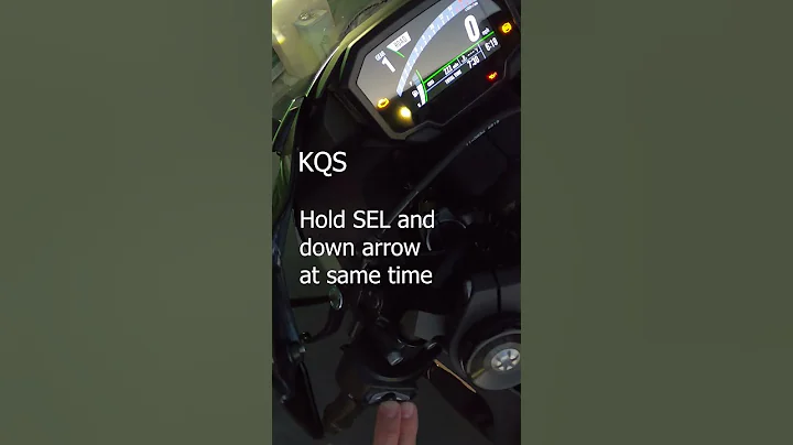 ZX6R - KQS - Kawasaki Quick Shifter - On/Off #kawasaki #kawasakininjazx6r #quickshifter #shorts