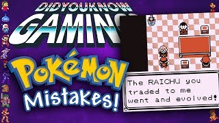 Mistakes in Pokemon Games  Did You Know Gaming? Feat. Bobdunga