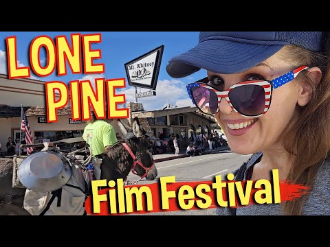 Adventures in Lone Pine: Leading a Burro in the Film Festival Parade & Walking Around Meeting People