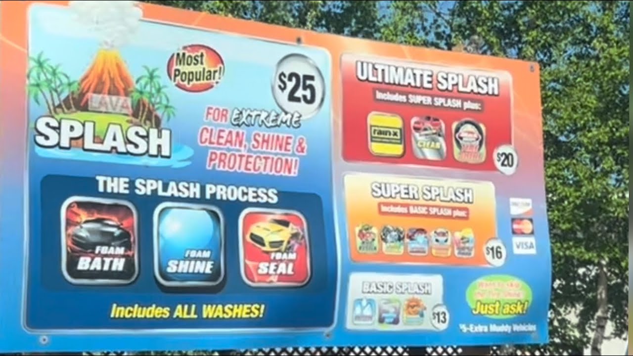 Splash N’ Dash Car Wash Lots of Pollen YouTube