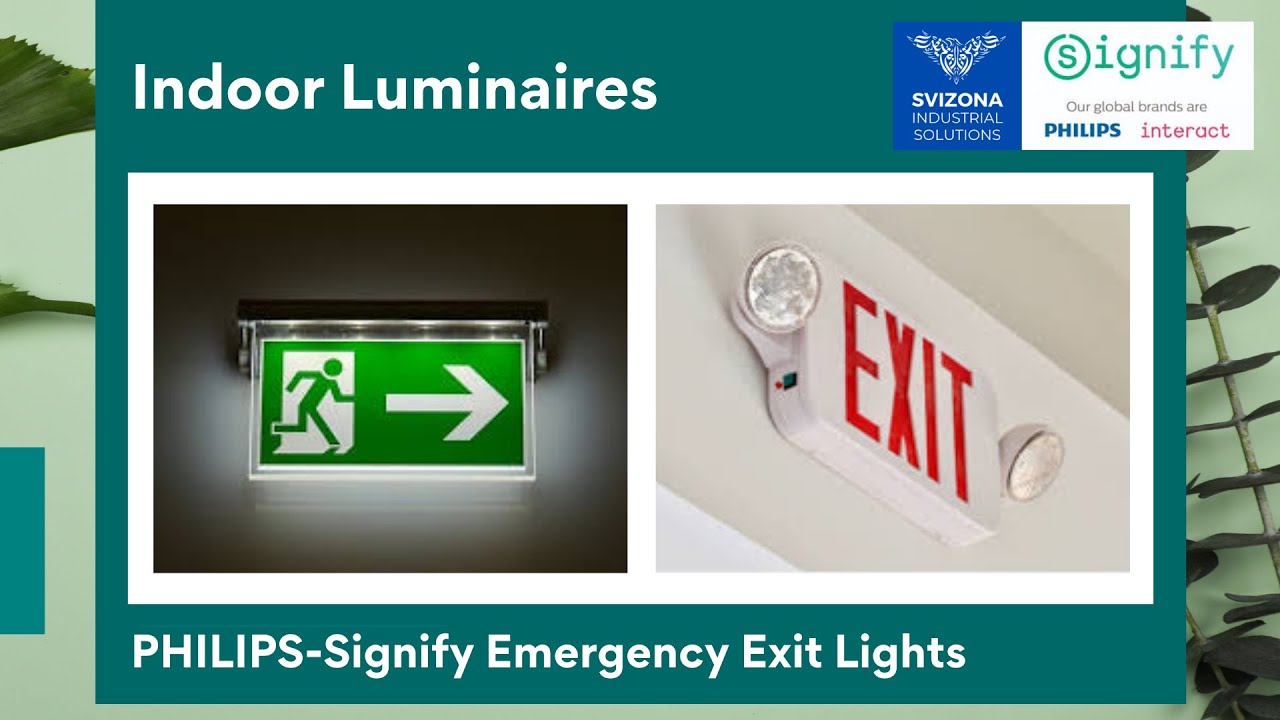 PHILIPS-Signify EXIT Emergency Lights