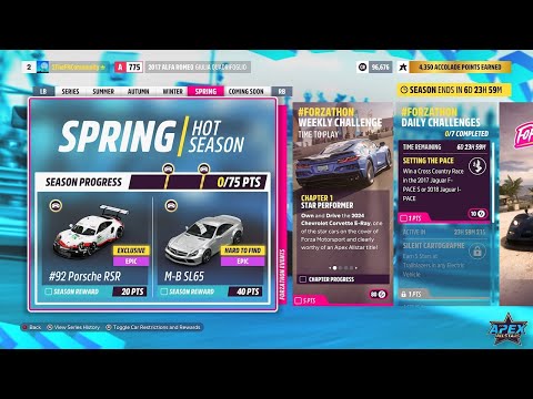 Forza Horizon 5 Spring Season - Festival Playlist Series 33 / FULL GUIDE / Apex Allstars Update