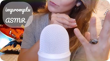 Spontaneous ASMR Mouth / Hand sounds / Whispers / Tapping / Setting and Breaking the pattern 🤗