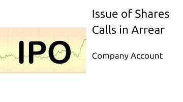 Calls in Arrear & Advance In company Account | CA CPT | CS & CMA Foundation | Class12