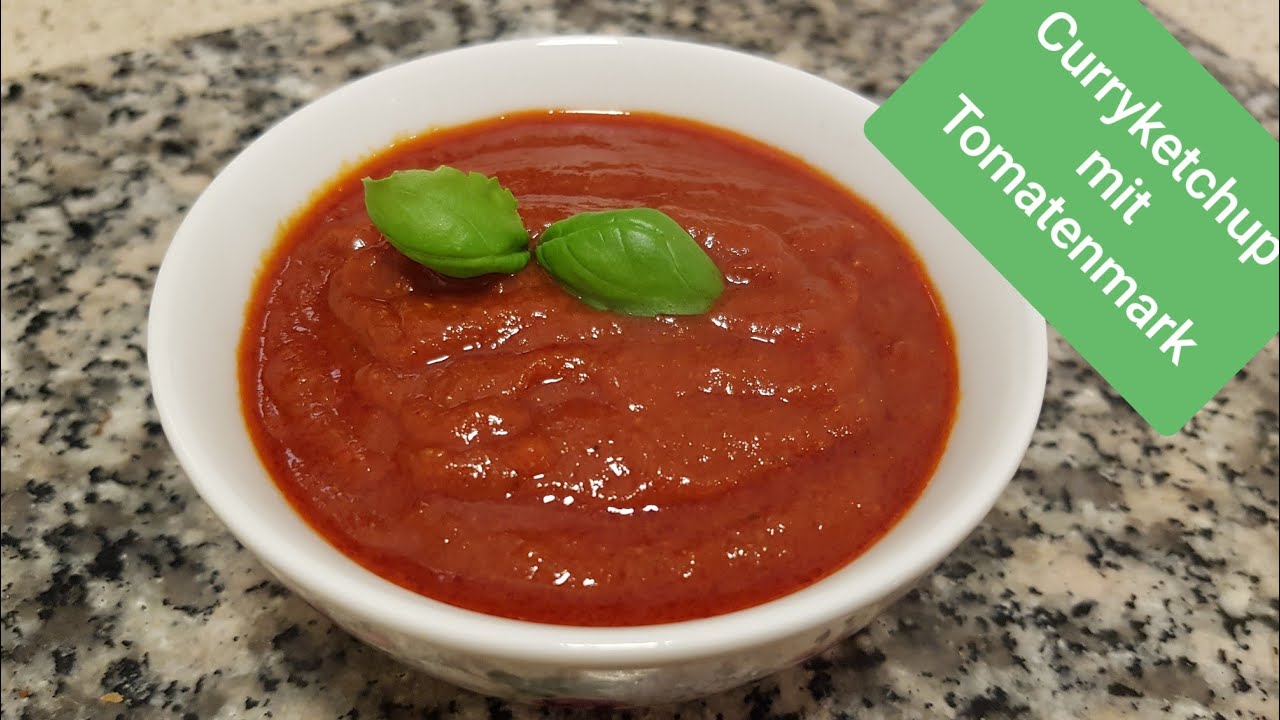 CURRYKETCHUP - die einfache Variante - mit Tomatenmark, ohne zusätzlichen, raffinierten Zuckerzusatz