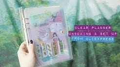 Clear PVC Planner Unboxing and Almost Set Up