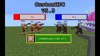 Addon CustomNPC v5.5 - Minecraft bedrock 1.19.30+ / 1.19.20+