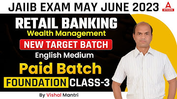 JAIIB May June 2023 | RBWM | English Medium | New Target Batch | Paid Batch Free Demo Class 3