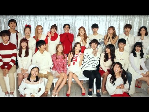 (+) DSP FRIENDS (KARA, RAINBOW, OH JONG HYUK, A-JAX, DSP GirlsSo Min,Chae Won) - White