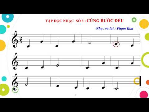 Video TẬP ĐỌC NHẠC SỐ 3 LỚP 4 - youtube